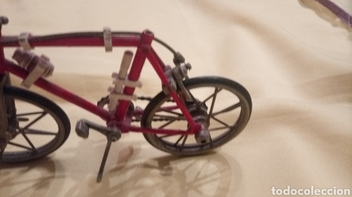 Coleccionismo: Miniatura bicicleta antigua - Foto 6