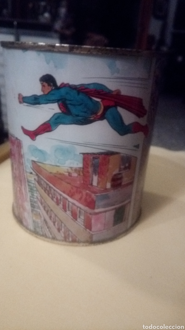 Coleccionismo: Hucha antigua superman - Foto 1