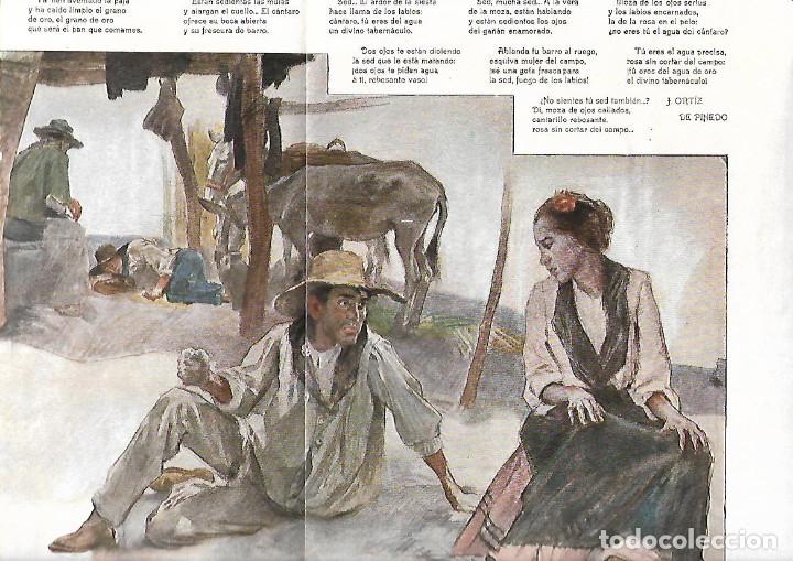 Collecting paper: A&Ntilde;O 1905 RECORTE PRENSA POESIA LA SED POR ORTIZ DE PINEDO DIBUJO HUERTAS ILUSTRACION