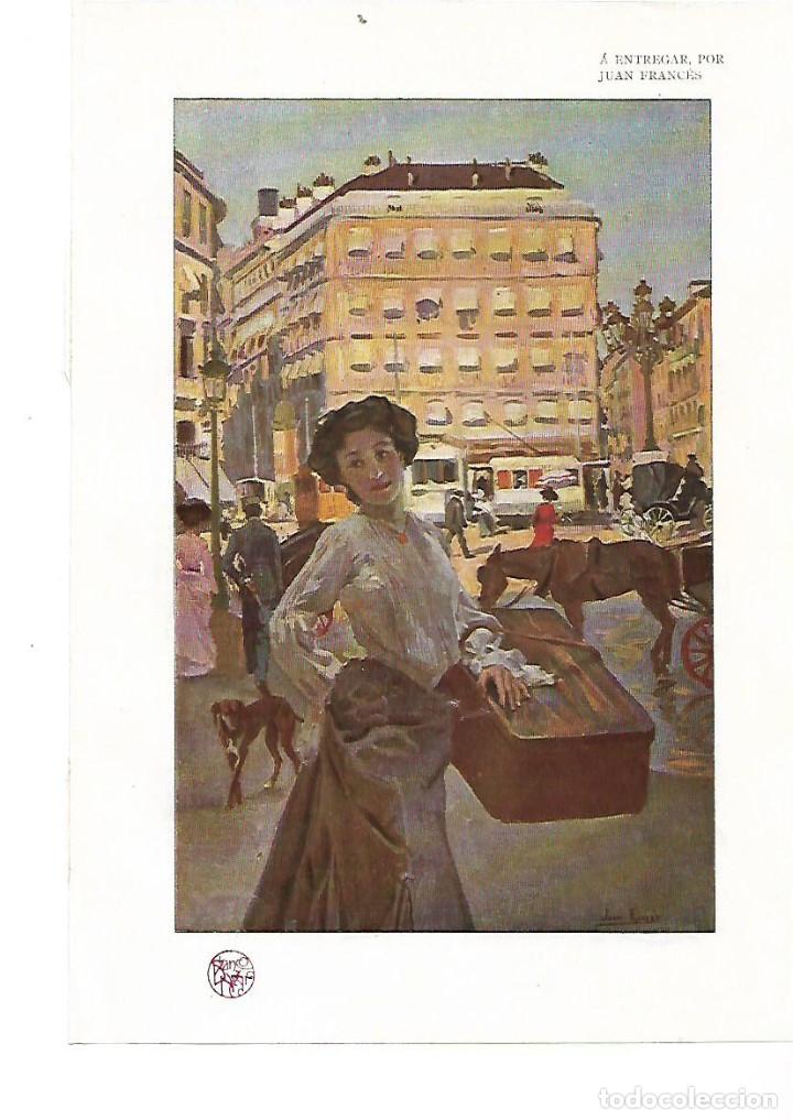 Sammelleidenschaft Papier: A&Ntilde;O 1905 RECORTE PRENSA PINTURA DIBUJO LAMINA A ENTREGAR POR JUAN FRANCES