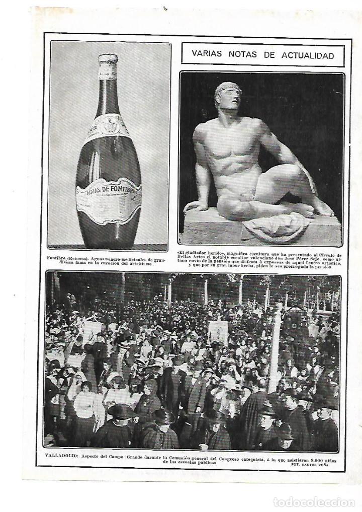 Sammelleidenschaft Papier: A&Ntilde;O 1913 RECORTE PRENSA AGUA DE FONTIBRE REINOSA AGUA MINERO MEDICINAL ARTITRISMO