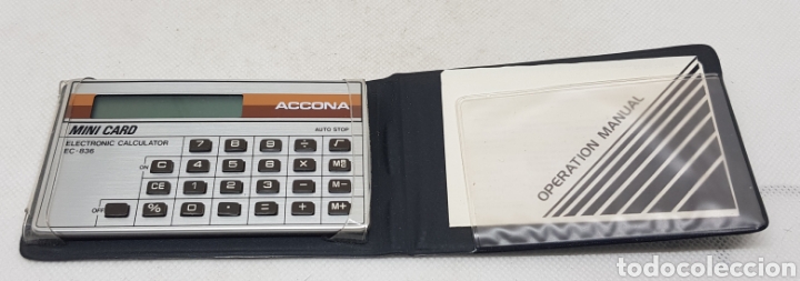 Coleccionismo: Calculadora de bolsillo - accona - car171 - Foto 1