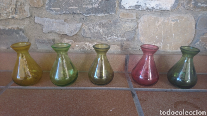 Coleccionismo: Jarros cristal de colores. - Foto 2