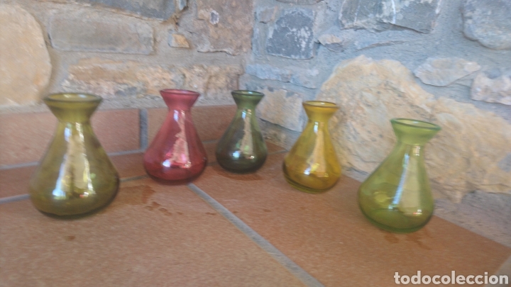 Coleccionismo: Jarros cristal de colores. - Foto 1