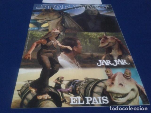 Collecting paper: STAR WARS ( JAR JAR ) L&Aacute;MINA FASC&Iacute;CULO. EL PA&Iacute;S 4 PAGINAS