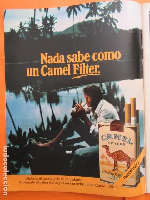 Coleccionismo: PUBLICIDAD 1980 - COLECCION TABACO - CAMEL FILTER - Foto 1
