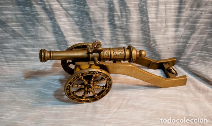 Coleccionismo: Ca&ntilde;&oacute;n de bronce fundido - Foto 2