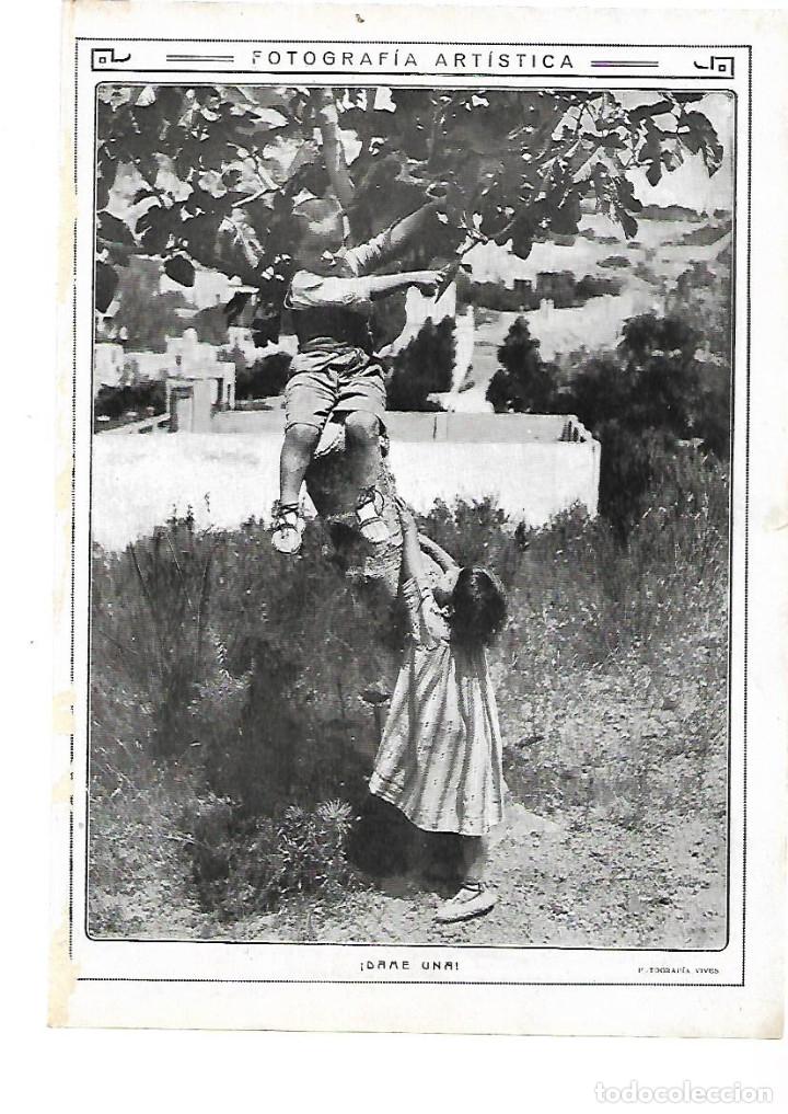Sammelleidenschaft Papier: A&Ntilde;O 1913 RECORTE PRENSA FOTOGRAFIA ARTISTICA FOTOGRAFIA VIVES NI&Ntilde;OS DAME UNA