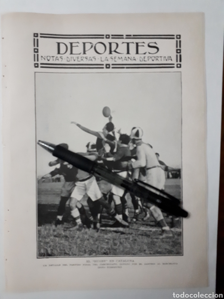 Coleccionismo: DEPORTES. Rugby, futbol, esqu&iacute;, motociclismo etc. 1931