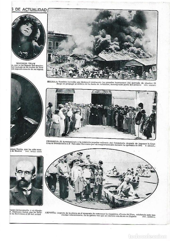 Coleccionismo: A&Ntilde;O 1913 RECORTE PRENSA EL VENDRELL IMPOSICION GRAN CRUZ DE BENEFICENCIA SALVADOR RAVENTOS EPIDEMIA