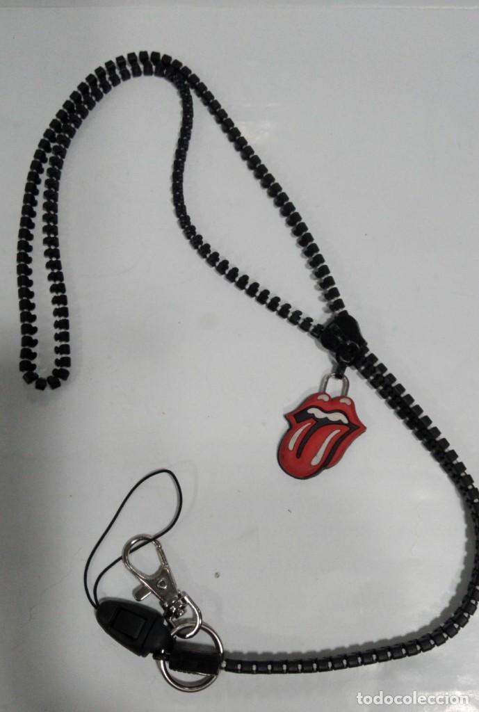 Coleccionismo: COLGANTE CREMALLERA OFICIAL DE LOS ROLLING STONES