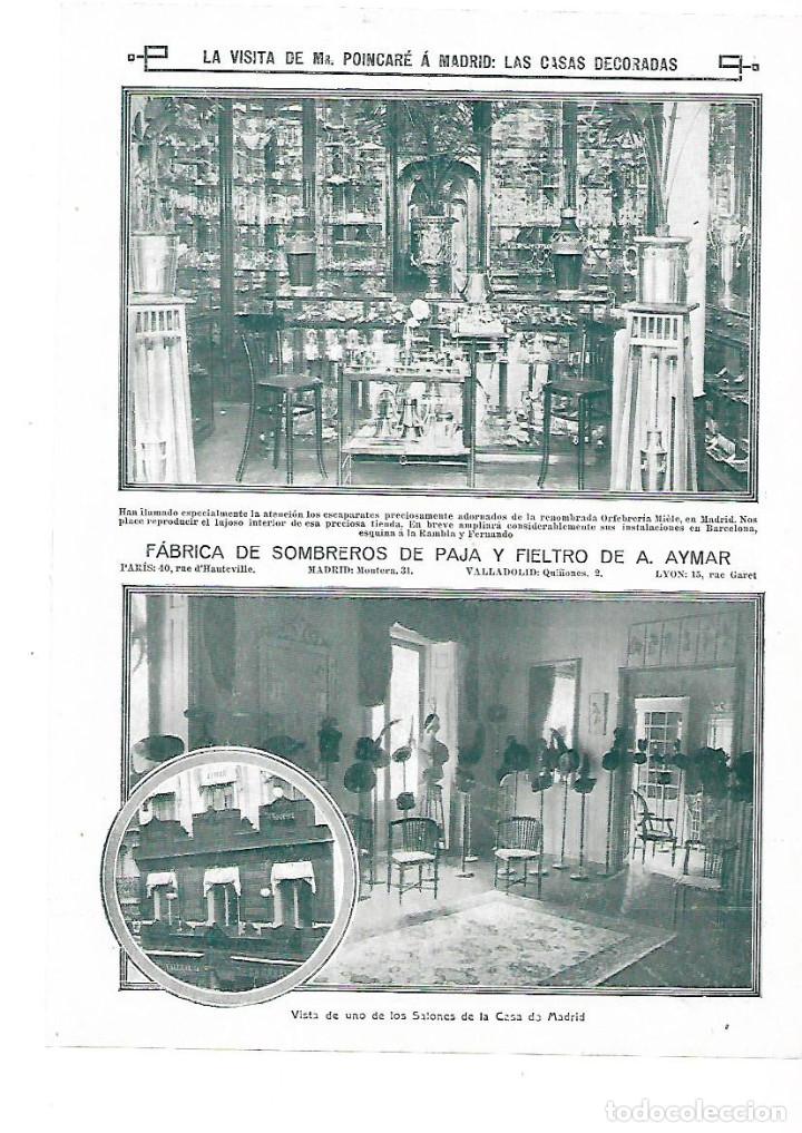 Collecting paper: A&Ntilde;O 1913 RECORTE PRENSA FABRICA DE SOMBREROS DE PAJA Y FIELTRO AYMAR MADRID