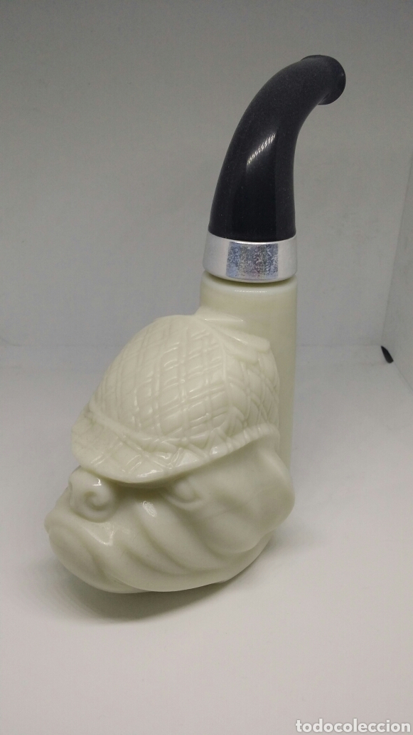 Coleccionismo: Frasco Avon pipa cabeza perro. - Foto 1