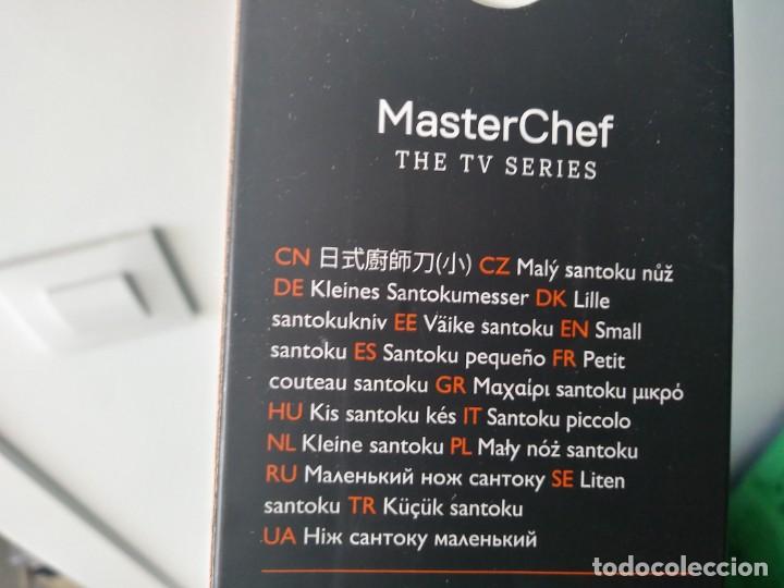 Coleccionismo: Cuchillo de cocina SANTOKU MASTERCHEF chef - Foto 2