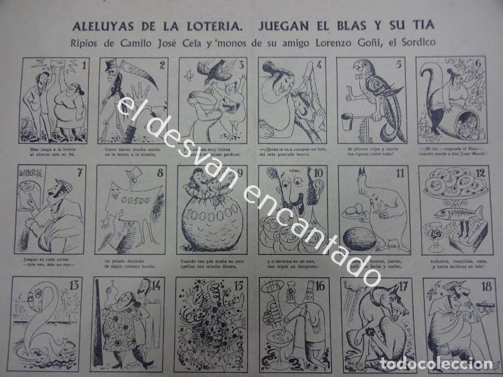 Coleccionismo: AUCA/ALELUYA. Aleluyas dela Loteria. Juegan el Blas y su t&iacute;a.