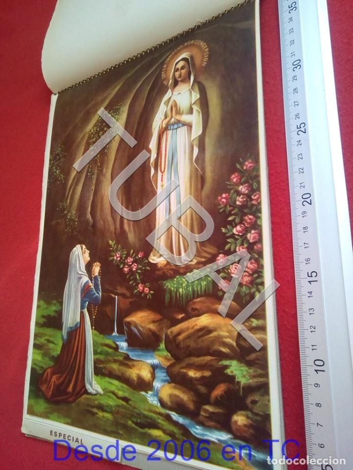 Coleccionismo: TUBAL VIRGEN DE LOURDES LAMINA ANTIGUA 180 GRS U22