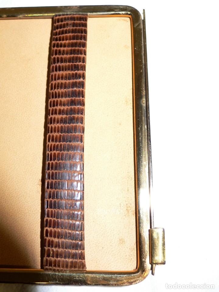 Coleccionismo: PITILLERA EN PIEL DE SERPIENTE A&Ntilde;OS 50 - Foto 8