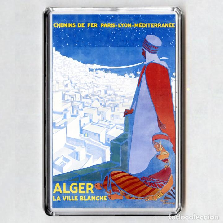 Coleccionismo: IMAN acr&iacute;lico NEVERA - Argelia (Alger) - Foto 1