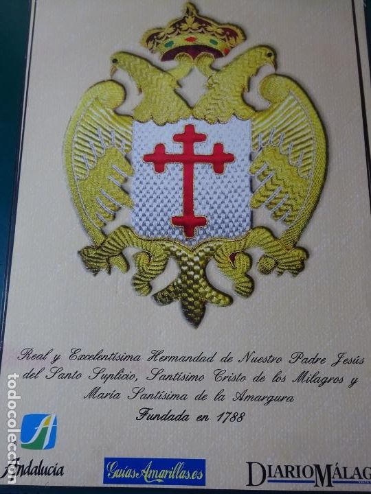 Collecting paper: L&Aacute;MINA RELIGIOSA SEMANA SANTA M&Aacute;LAGA. ESCUDO HER&Aacute;LDICA. HERMANDAD JES&Uacute;S DEL SANTO SUPLICIO 6