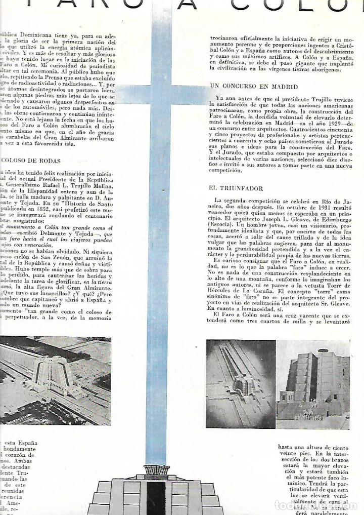 Collecting paper: A&Ntilde;O 1948 RECORTE PRENSA EL FARO A COLON REPUBLICA DOMINICANA