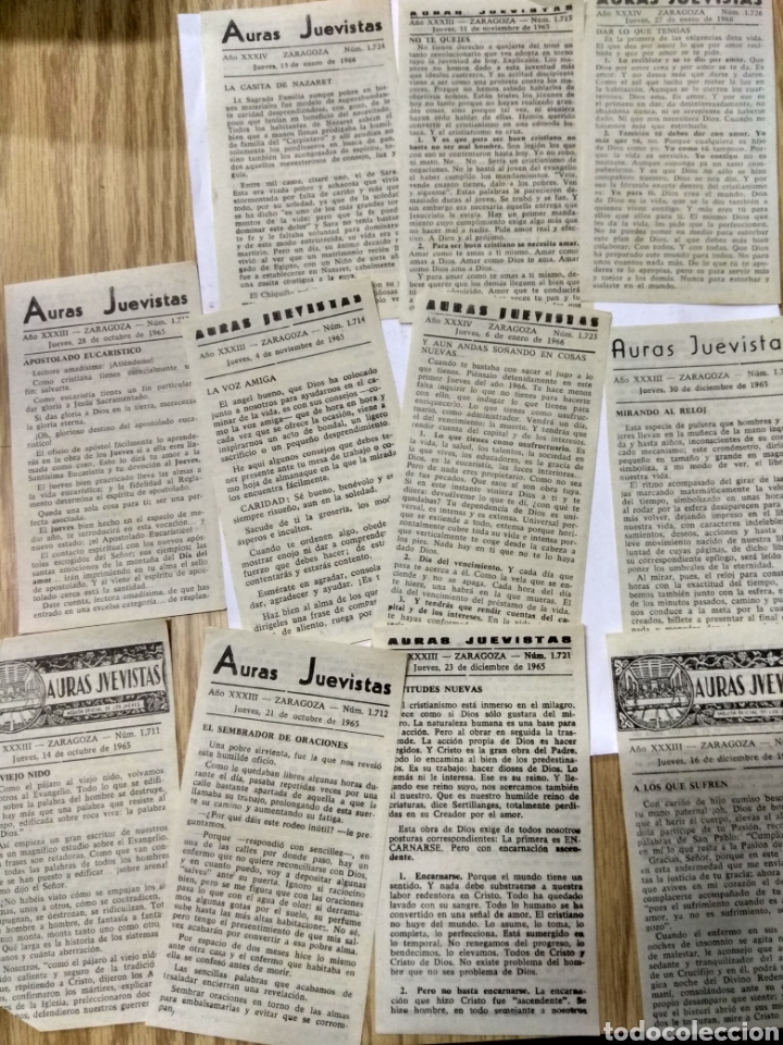 Coleccionismo: Lotes de 24 AUREAS JUEVISTAS-a&ntilde;os 1964,1965 y 1966