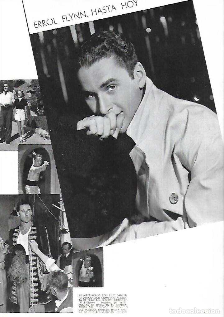 Colecionismo: A&Ntilde;O 1935 RECORTE PRENSA CINE ERROL FLYNN ACTOR