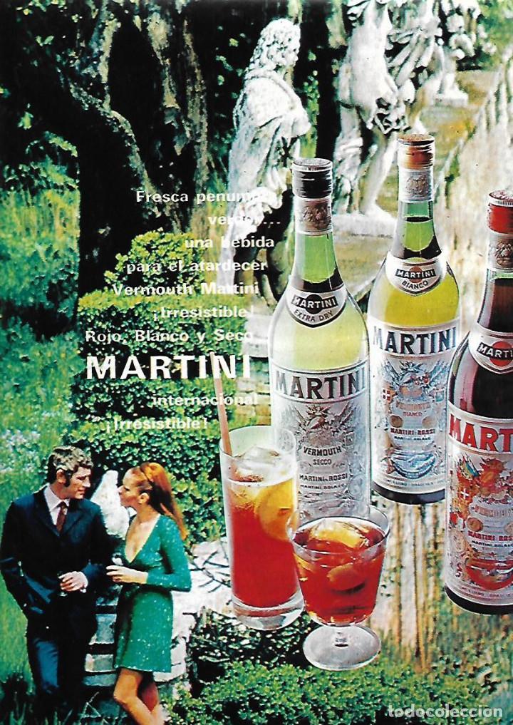 Collecting paper: A&Ntilde;O 1969 RECORTE PRENSA PUBLICIDAD BEBIDAS APERITIVO MARTINI VERMOUTH