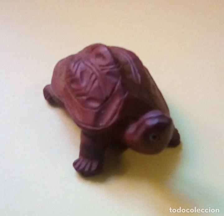 Collecting: miniatura - tortuga - madera caoba - nueva - imp. africana - sin + datos - ver foto -a&ntilde;os 90 - 74