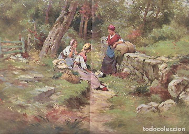 Colecionismo: A&Ntilde;O 1915 RECORTE PRENSA PINTURA LAMINA DIBUJO REGIDOR DESCANSO DESPUES DE LA FAENA DEL CAMPO