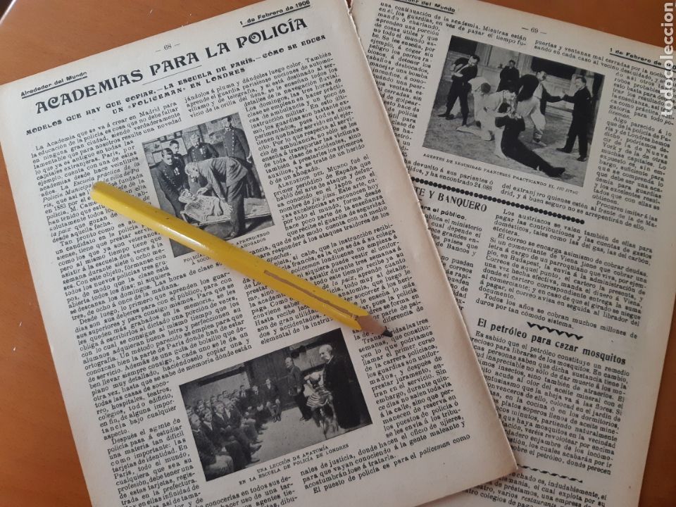 Coleccionismo: Leyendas de la sortija / Academias para la polic&iacute;a / Dar tarbajo a los obreros 1906