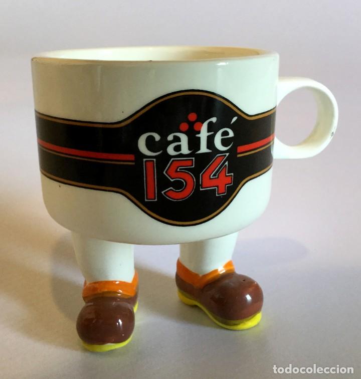 Coleccionismo: Taza Caf&eacute; 154 con piernas a&ntilde;os 90