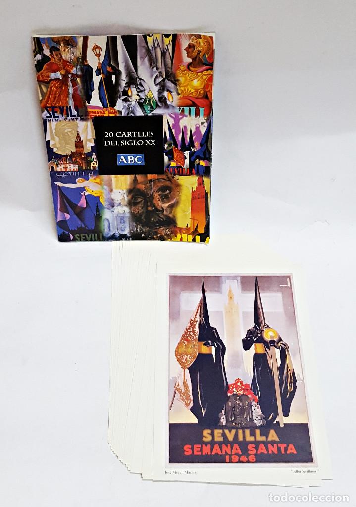 Coleccionismo: CARPETA. 20 CARTELES DEL SIGLO XX. ABC. DE SEVILLA