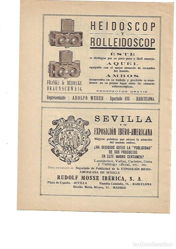 Collezionismo: A&Ntilde;O 1929 PUBLICIDAD FOTOGRAFIA HEIDOSCOP ROLLEIDOSCOP FRANKE HEIDECKE BRAUNSCHWEIG