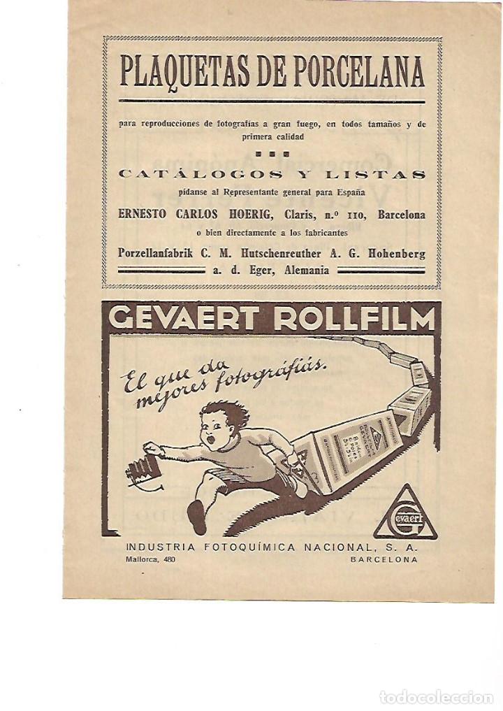 Collezionismo: A&Ntilde;O 1929 PUBLICIDAD FOTOGRAFIA PLAQUETAS PORCELANA ERNESTO CARLOS HOERIG FOTOS