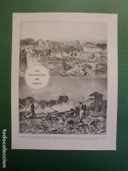 Collezionismo: LOS TERREMOTOS DEL JAP&Oacute;N - OBRAS E INTERPRETES LA SEMANA TEATRAL - 14/9/1923