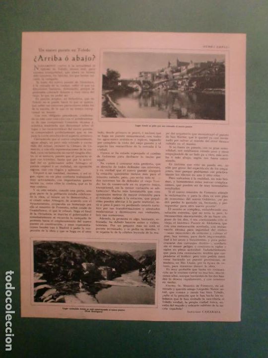 Collectionnisme: UN NUEVO PUENTE EN TOLEDO - JAB&Oacute;N GAL PARA LA BARBA - 9/4/1930