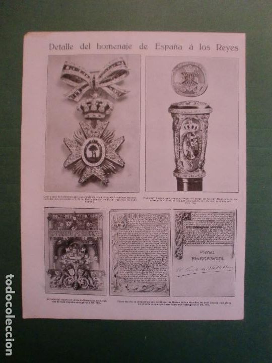 Coleccionismo: LAZO Y CRUZ DE BRILLANTES PU&Ntilde;O DEL BAST&Oacute;N DE ALCALDE DE MADRID - ESTACION DEL MEDIODIA - 28/1/1926