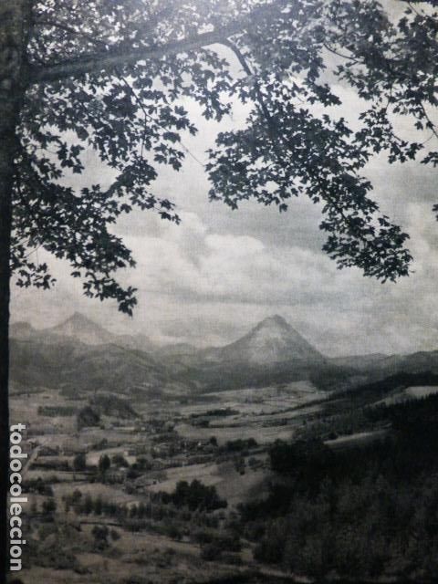 Colecionismo: GUIPUZCOA VALLE DEL RIO DEVA ANTIGUA LAMINA A&Ntilde;OS 50