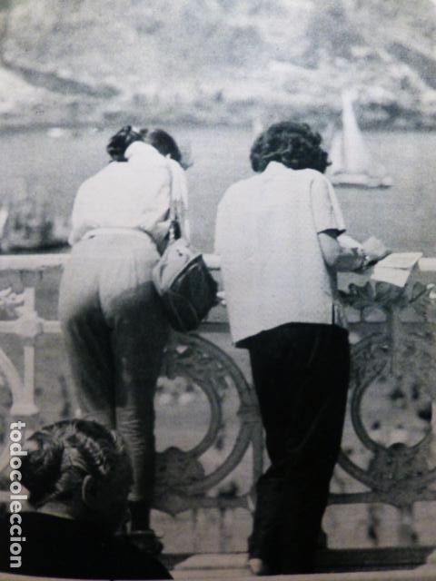 Sammelleidenschaft Papier: SAN SEBASTIAN MUJERES ANTIGUA LAMINA A&Ntilde;OS 50