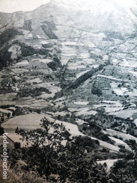 Coleccionismo: VALLE DE REGIL GUIPUZCOA VISTA ANTIGUA LAMINA A&Ntilde;OS 50