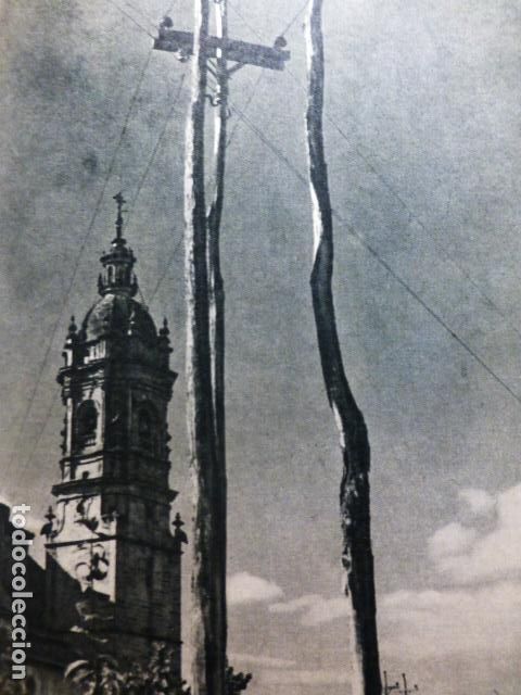 Sammelleidenschaft Papier: AMOREBIETA VIZCAYA CAMPANARIO ANTIGUA LAMINA A&Ntilde;OS 50