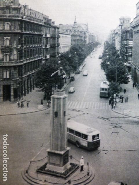 Coleccionismo: BILBAO LA GRAN VIA ANTIGUA LAMINA A&Ntilde;OS 50