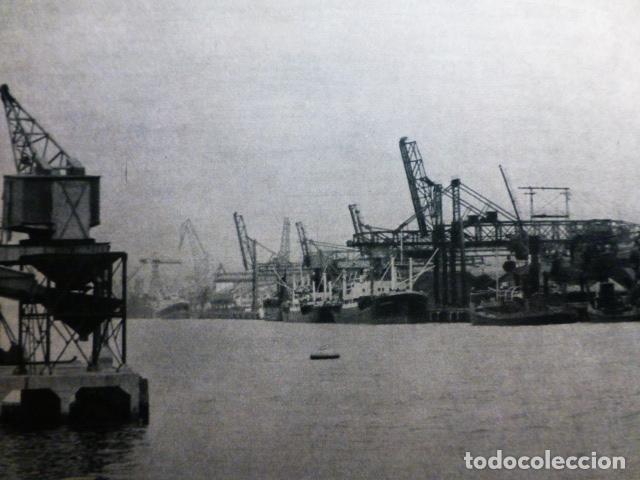 Coleccionismo: BILBAO LA RIA ANTIGUA LAMINA A&Ntilde;OS 50