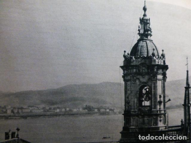 Coleccionismo: FUENTERRABIA GUIPUZCOA CAMPANARIO ANTIGUA LAMINA A&Ntilde;OS 50