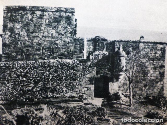 Coleccionismo: FUENTERRABIA GUIPUZCOA CASTILLO DE CABO HIGUER ANTIGUA LAMINA A&Ntilde;OS 50
