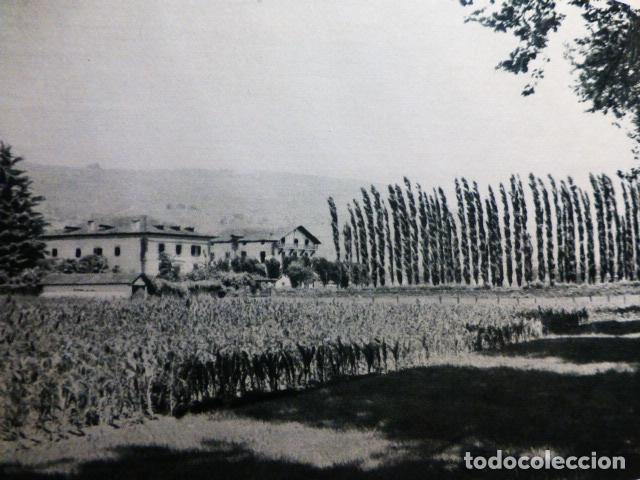 Coleccionismo: ELIZONDO NAVARRA PAISAJE ANTIGUA LAMINA A&Ntilde;OS 50