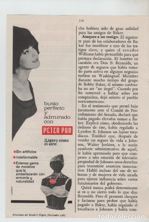 Coleccionismo: ANUNCIO PUBLICIDAD SOSTEN PETER PAN