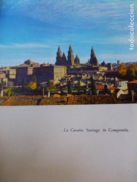 Collectionnisme: SANTIAGO DE COMPOSTELA VISTA ANTIGUA LAMINA A&Ntilde;OS 50