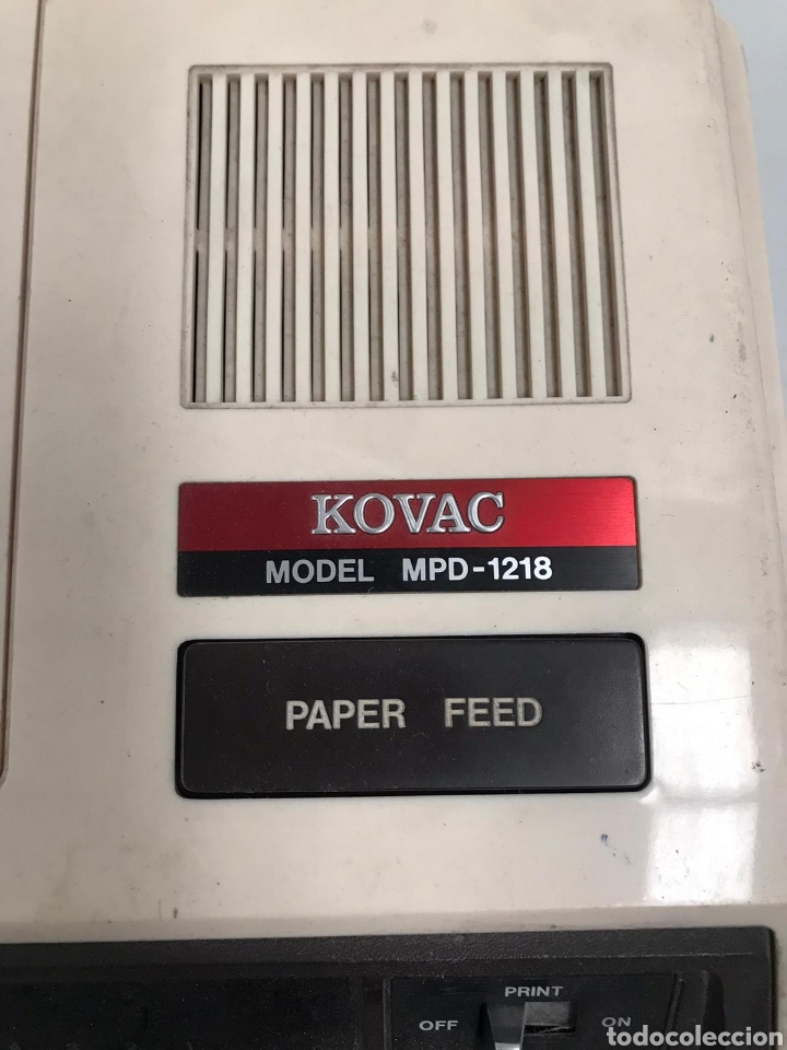 Coleccionismo: Calculadora de sobremesa kovac modelo mpd 1218 - Foto 3