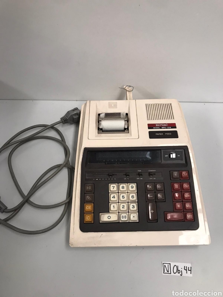 Coleccionismo: Calculadora de sobremesa kovac modelo mpd 1218 - Foto 1